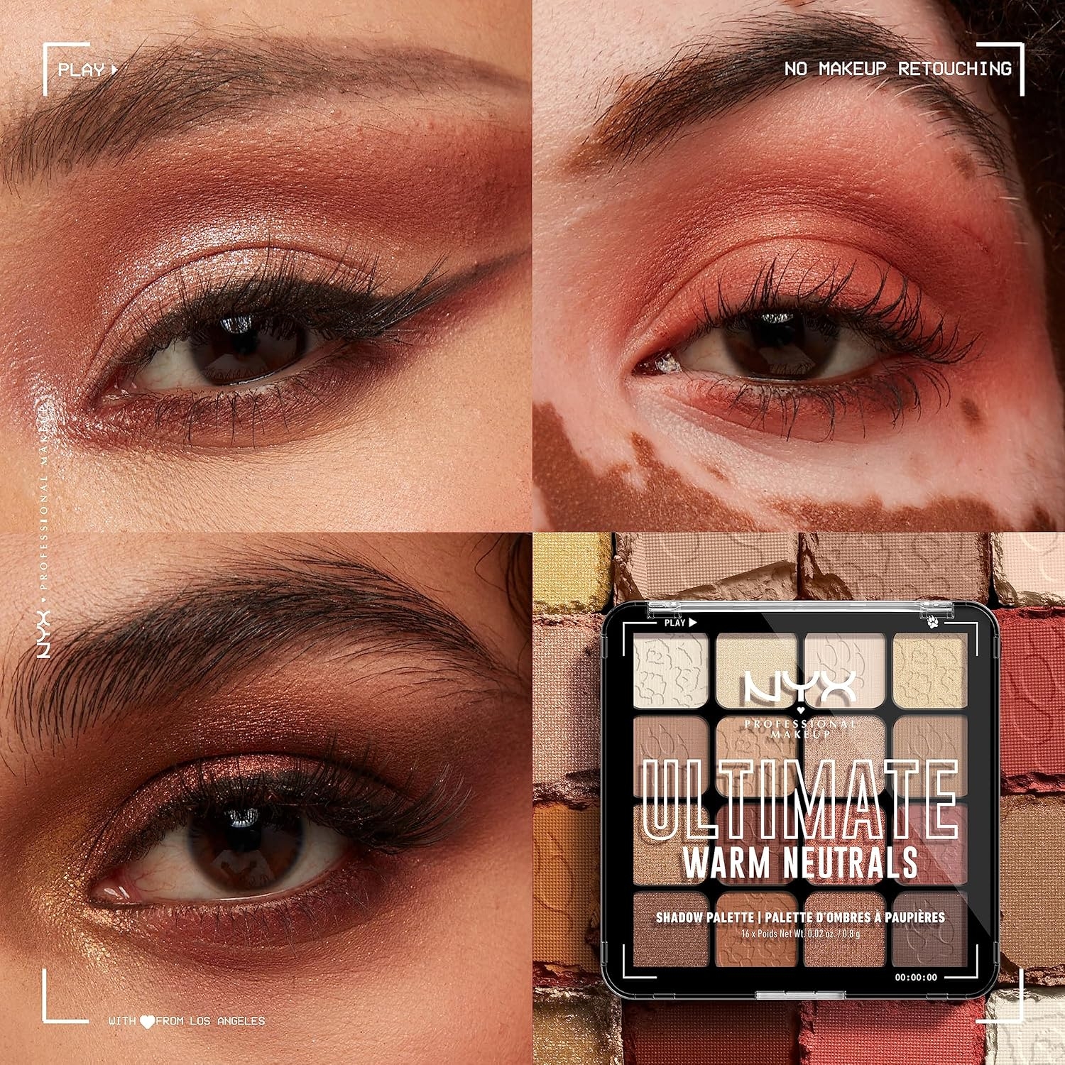 NYX PROFESSIONAL MAKEUP, Ultimate Shadow Palette, Eyeshadow Palette - I Know That's Bright - Image 36
