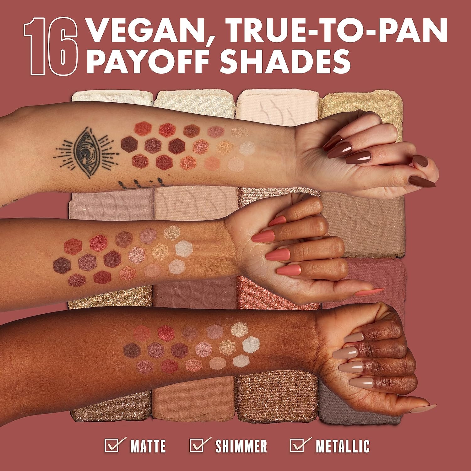 NYX PROFESSIONAL MAKEUP, Ultimate Shadow Palette, Eyeshadow Palette - I Know That's Bright - Image 37