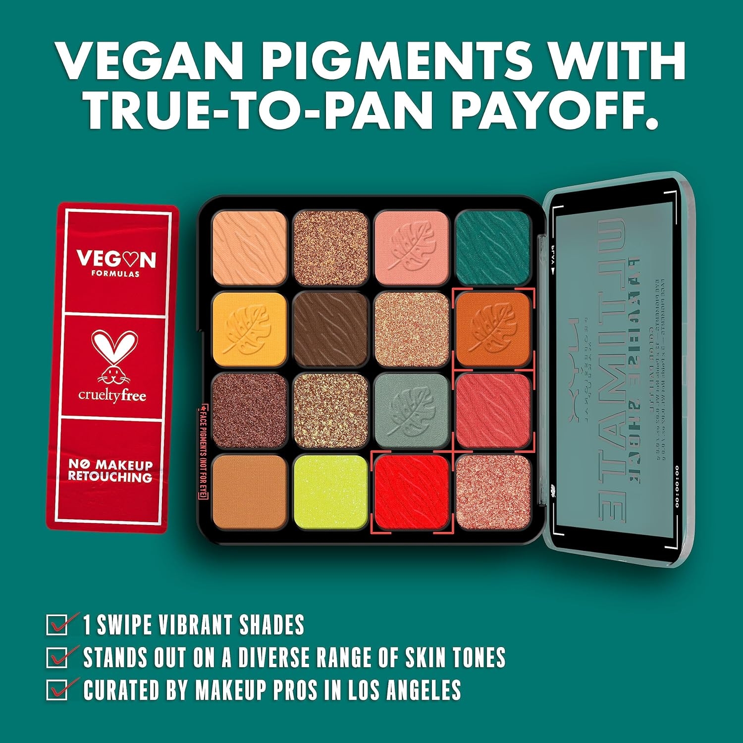 NYX PROFESSIONAL MAKEUP, Ultimate Shadow Palette, Eyeshadow Palette - I Know That's Bright - Image 41