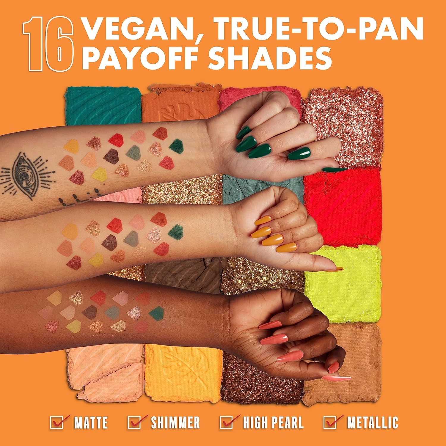 NYX PROFESSIONAL MAKEUP, Ultimate Shadow Palette, Eyeshadow Palette - I Know That's Bright - Image 43