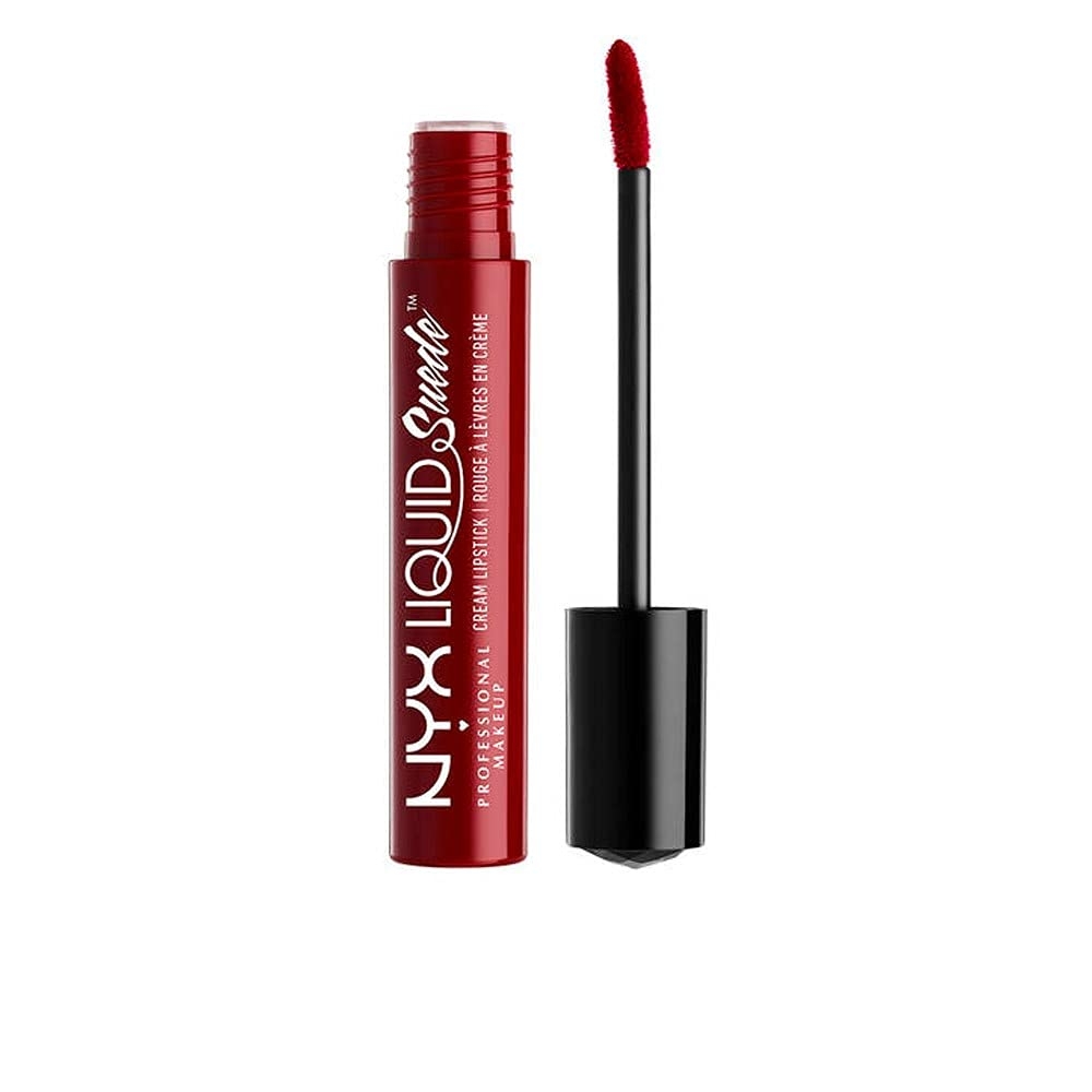 NYX PROFESSIONAL MAKEUP Liquid Suede Cream Lipstick - Alien (Black) - Image 21