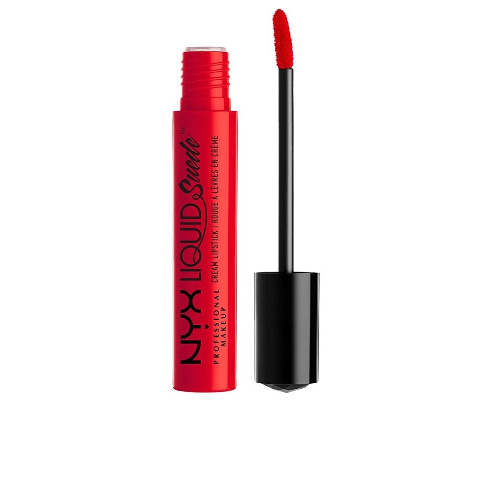 NYX PROFESSIONAL MAKEUP Liquid Suede Cream Lipstick - Alien (Black) - Image 34