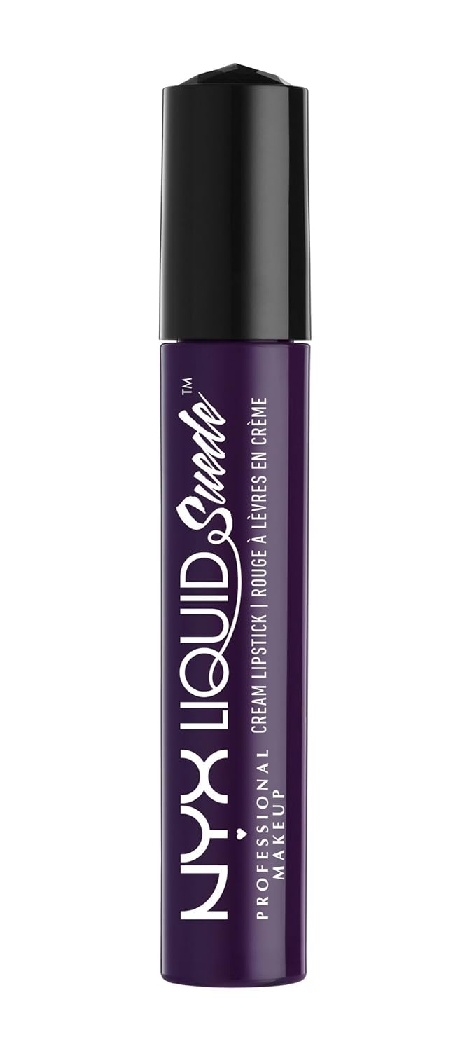 NYX PROFESSIONAL MAKEUP Liquid Suede Cream Lipstick - Alien (Black) - Image 43