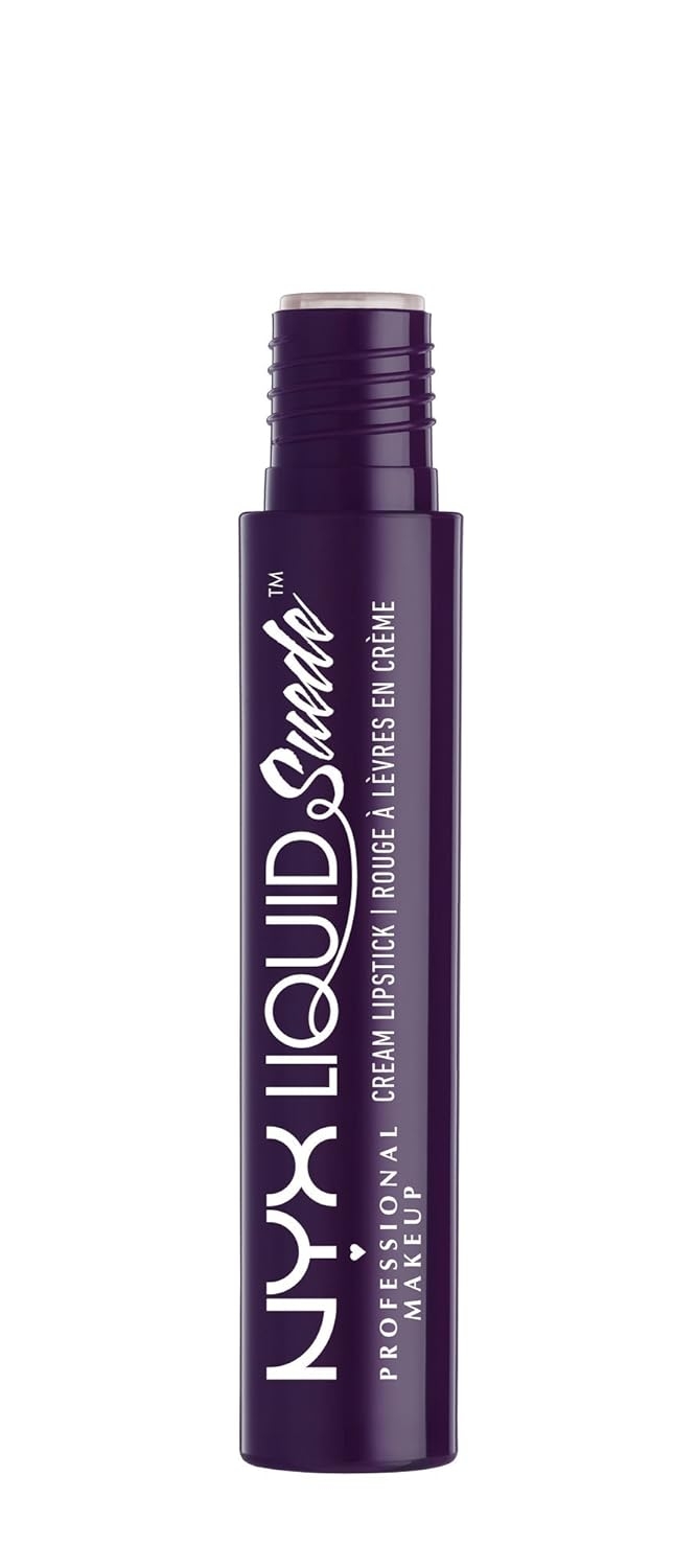 NYX PROFESSIONAL MAKEUP Liquid Suede Cream Lipstick - Alien (Black) - Image 45