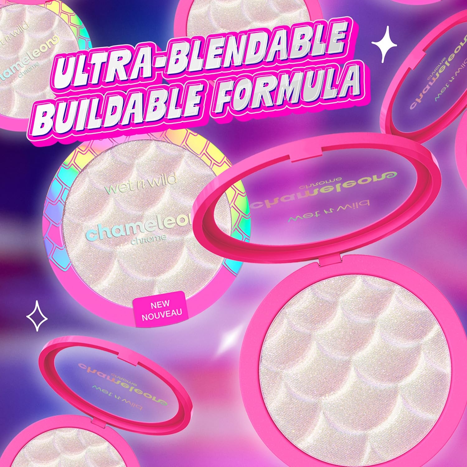 wet n wild Chameleon Chrome Highlighter, Dynamic Color Shift, Liquid-to-Baked Texture, Customizable Luminous Radiance, Cruelty-Free - Too Sirius - Image 21