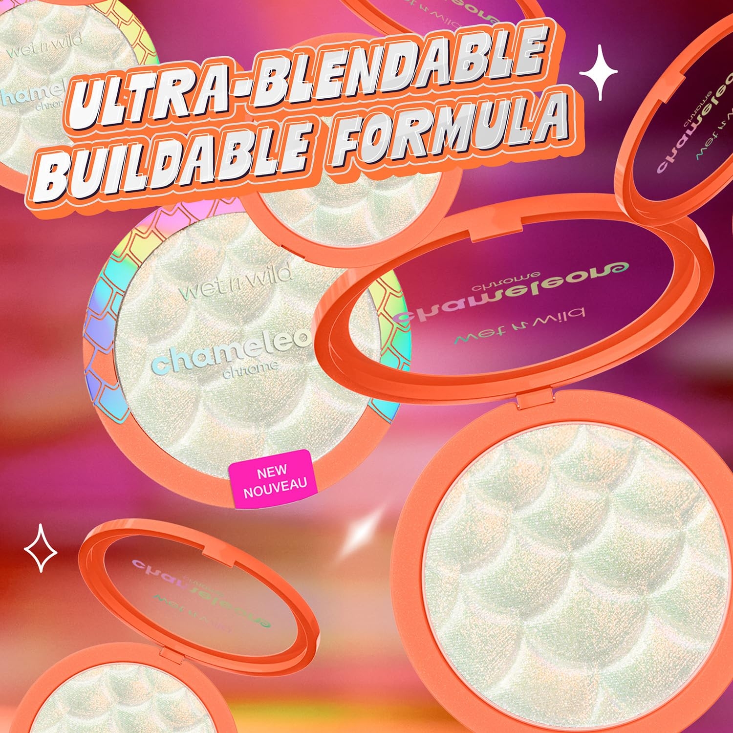wet n wild Chameleon Chrome Highlighter, Dynamic Color Shift, Liquid-to-Baked Texture, Customizable Luminous Radiance, Cruelty-Free - Too Sirius - Image 28