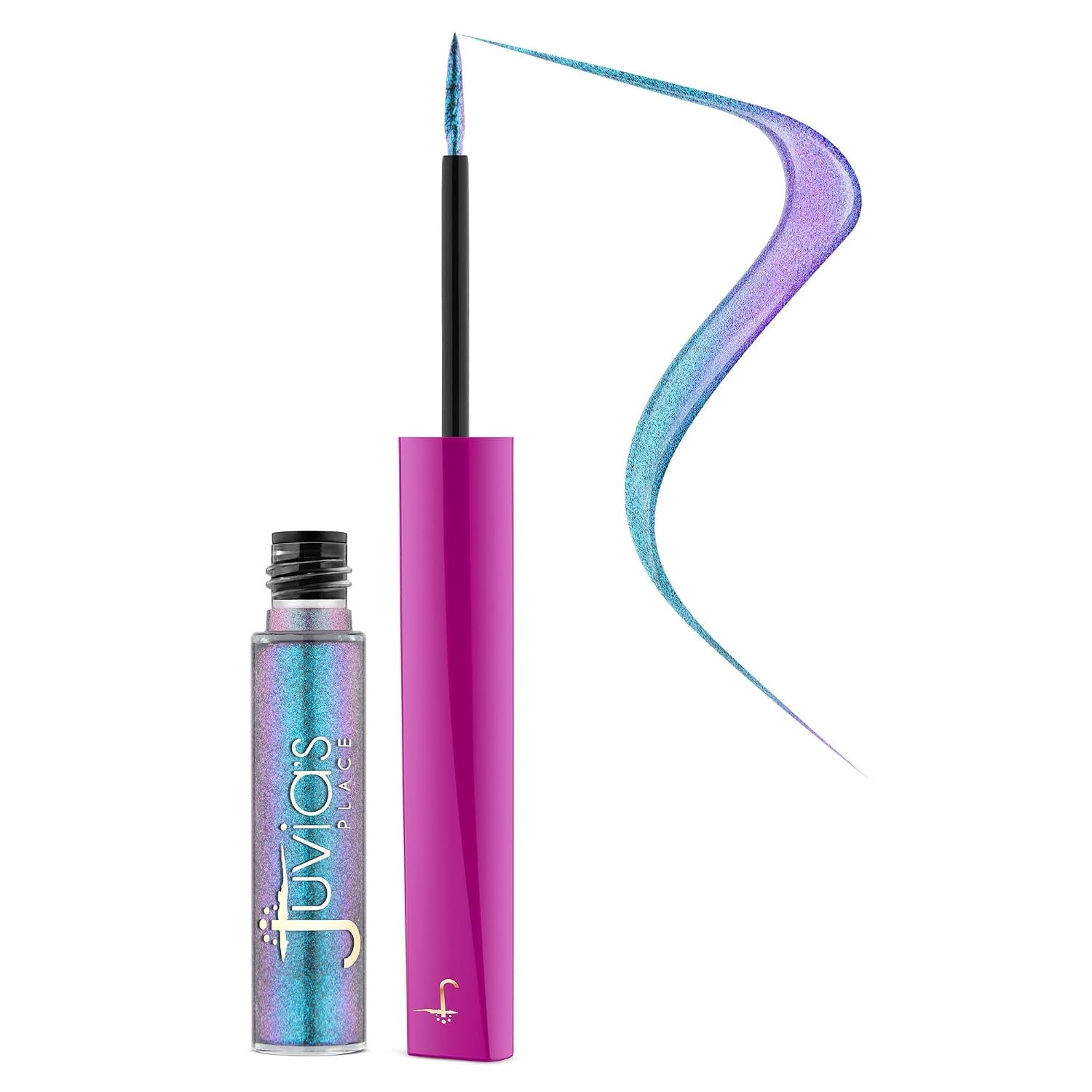 Juvia's Place Afrogalactic Glitter Liner Star Girl - Glitter Liner Liquid, Waterproof, Multi-Dimensional Gel, Metallic Liquid, Holographic, and Iridescent - Image 10
