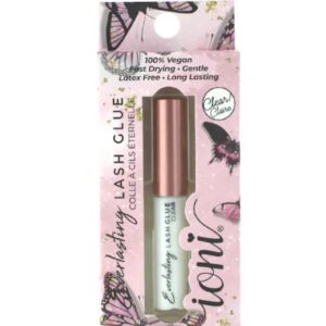 IONI Everlasting LASH Glue 100% Vegan (Black, Clear) Package May Vary.