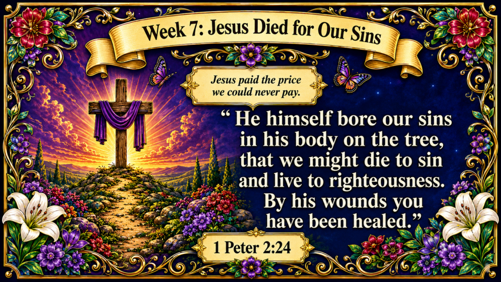 S4 Ep 7 Bible Verse 1 Peter 2-24 A Little Bit of Makeup and A Whole Lot of Jesus 1