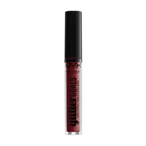 NYX PROFESSIONAL MAKEUP Glitter Goals Liquid Lipstick - Crystal Crush, Plum With Gold Glitter
